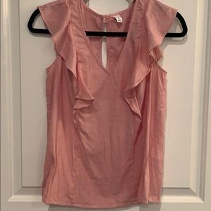 Old Navy gingham red sleeveless top